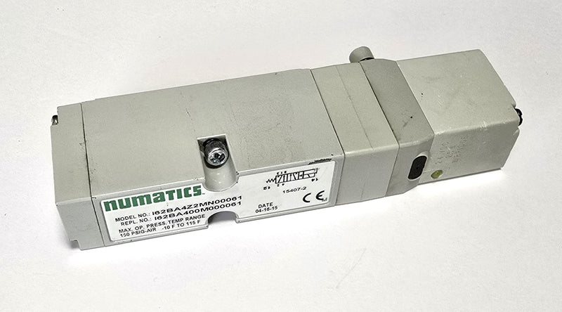 Numatics I62BA4Z2MN00061 Single 24VDC Solenoid Pneumatic Valve & Gasket