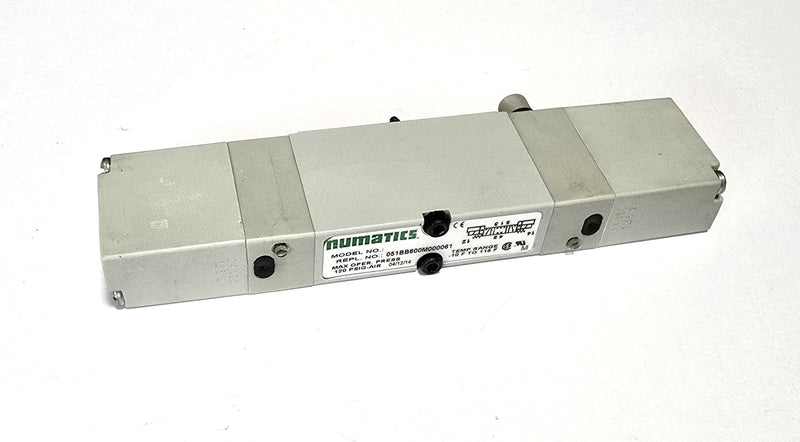 Numatics 051BB600M000061 Dual 24VDC Solenoid Pneumatic Valve & Gasket
