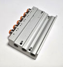 SMC Pneumatic 6-Valve Manifold Block Assembly
