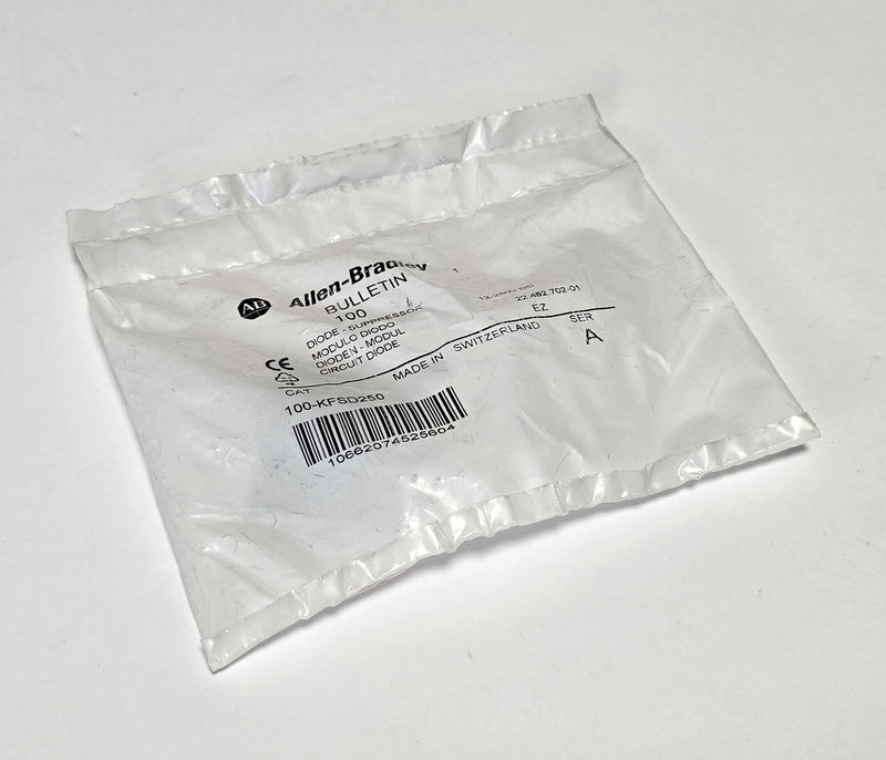 Allen Bradley 100-KFSD250 Diode Suppressor 12-250VDC - New / Sealed