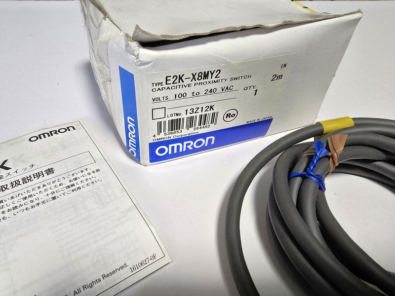 Omron E2K-X8MY2 Capacitive Proximity Switch ( 2m ) 100-240VAC - New