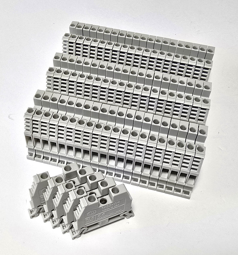Allen Bradley 1492-W4 Gray Terminal Blocks ( Lot of 65 ) - New