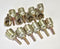 Parker P43-4 R1-R2-R3NF2H ( Lot of 14 ) Hydraulic Fittings 4364A11D - New