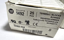 Allen Bradley 1492-H4 ( Box-25 ) Fuse Holder Terminal Block w/ Indicator - New