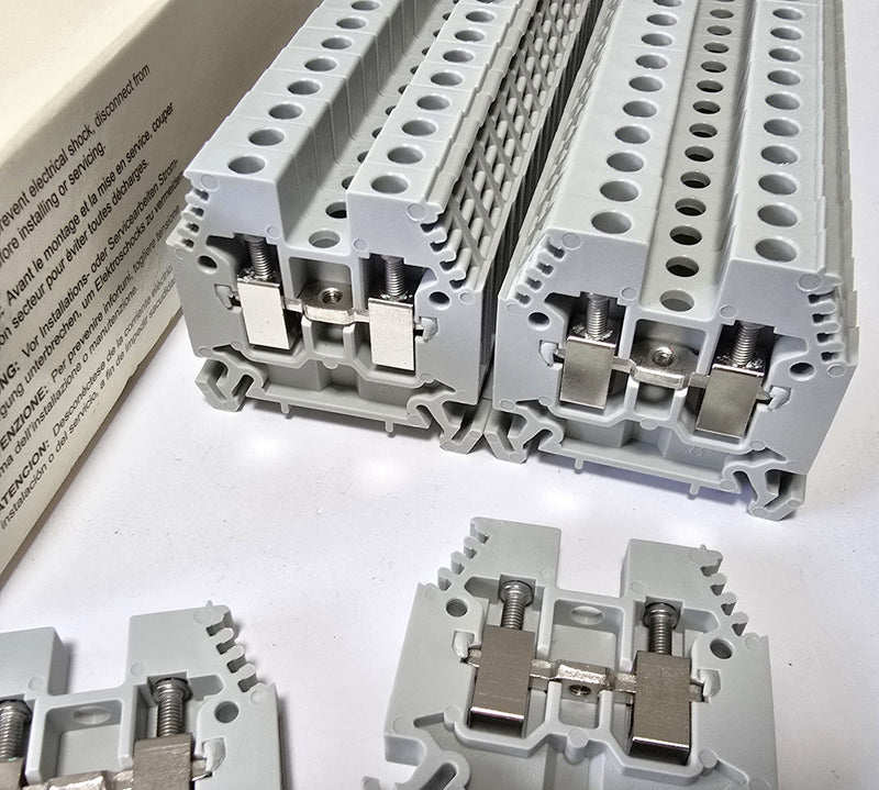 Allen Bradley 1492-W6 ( Lot of 43 ) Gray Terminal Blocks - New