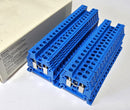 Allen Bradley 1492-W4-B ( Lot of 37 ) Blue Terminal Blocks - New