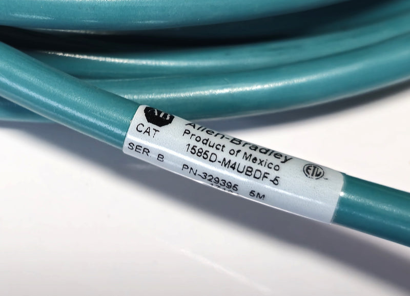 Allen Bradley 1585D-M4UBDF-5 M12 Male Straight to Female Straight 5M Cable
