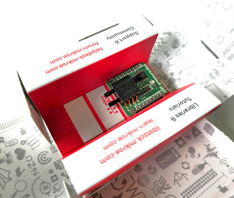 MikroElektronika MIKROE-2387 Diff Pressure Click - New