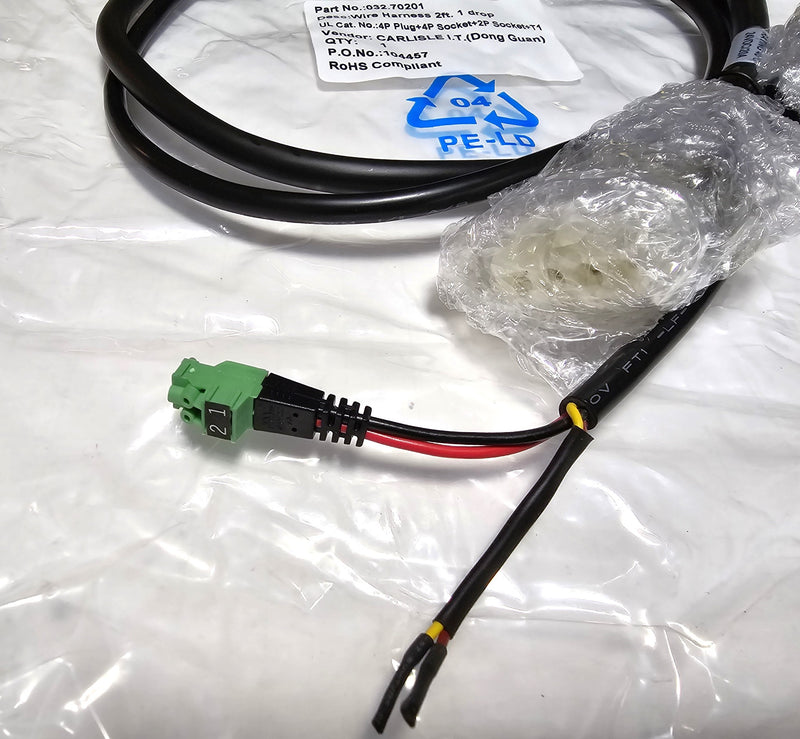 Hytrol E24EZ 032.70201 2' Conveyor Harness w/ 1 Drop - New / Sealed
