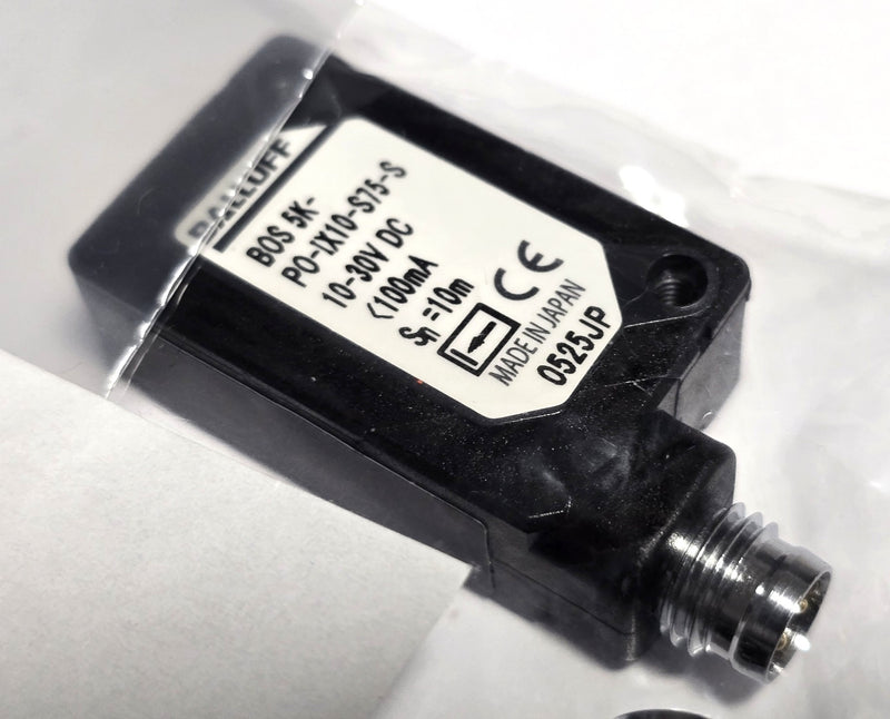 Balluff BOS 5K-PO-IX10-S75-S Thru Beam Photoelectric Switch 135577 - New Sealed