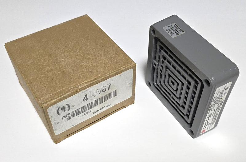 Federal Signal Model 350 Vibratone Horn Gray 120VAC - New