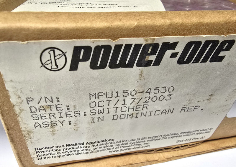 Power One MPU150-4530 Switching Power Supply 150W +5,+3.3,12,12V QUAD OUT - New