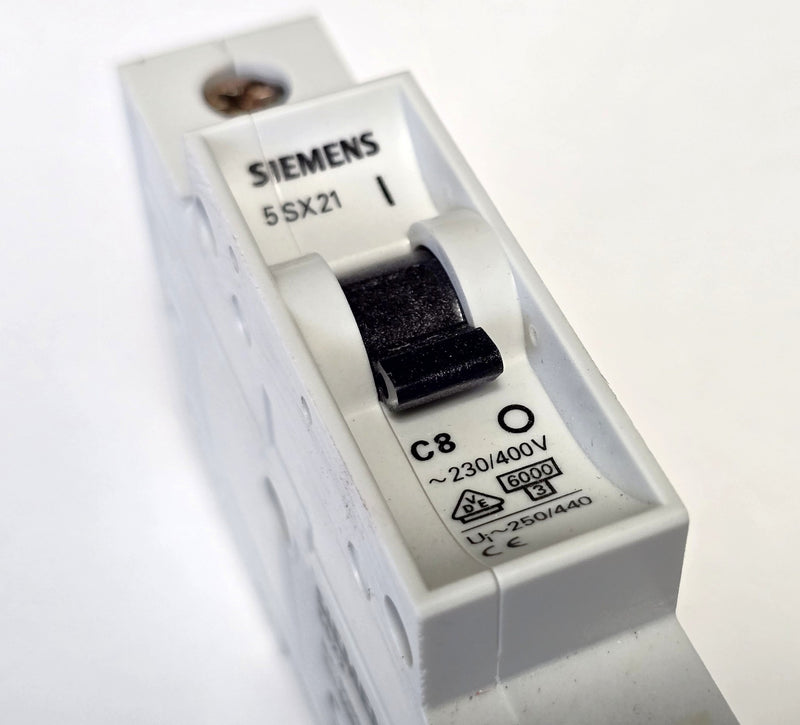Siemens 5SX21 / 5SX2 108-7 8A Circuit Breaker - New