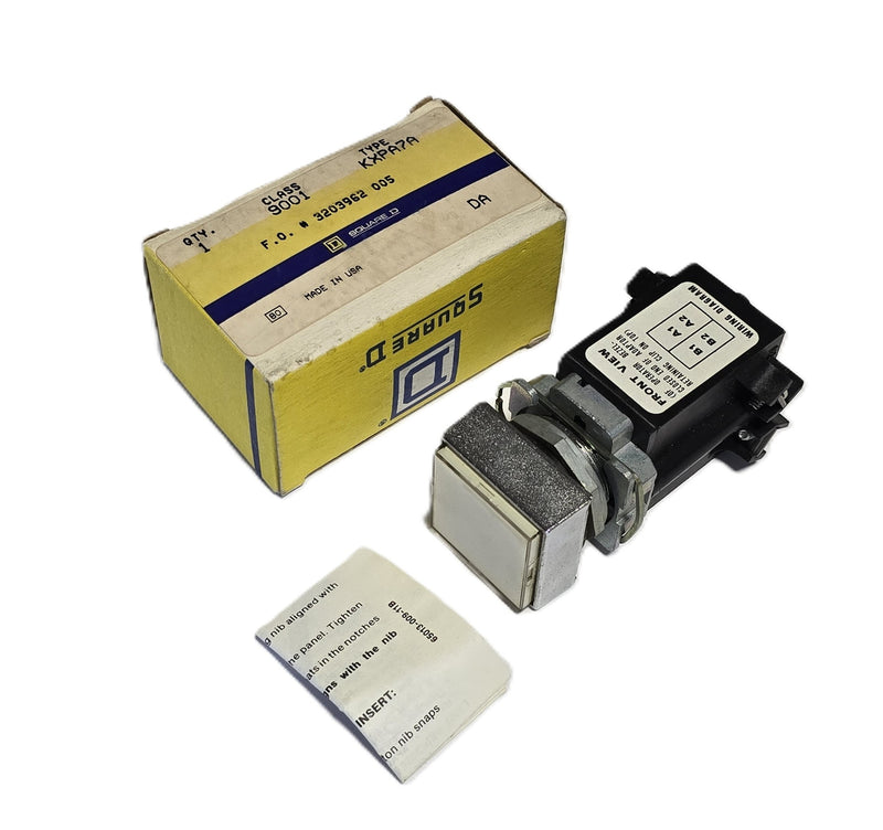 Square D KXPA7A Class 9001 Push Button Light Module 220-240V - New