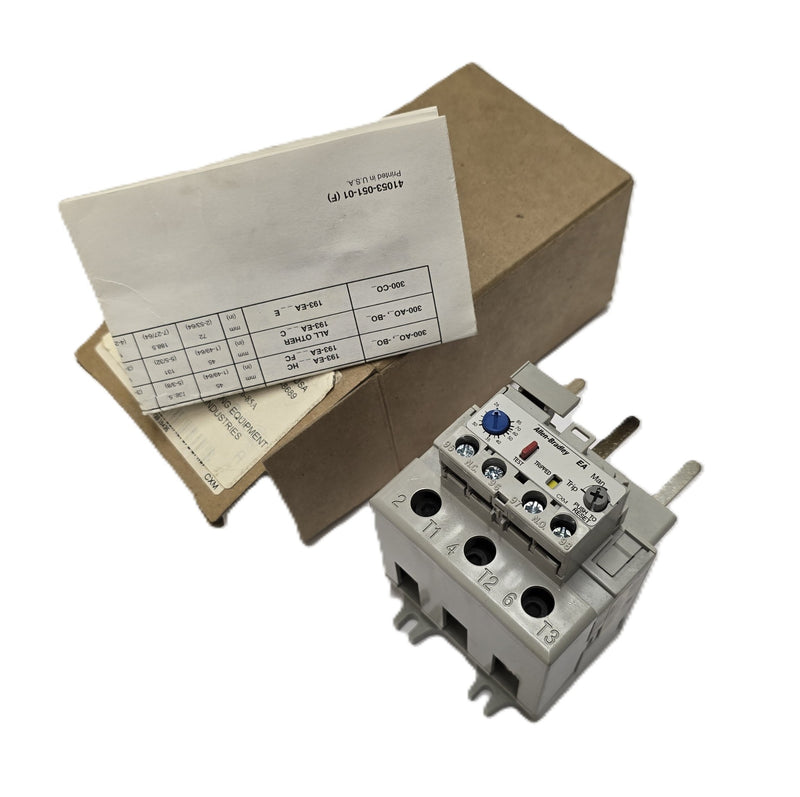 Allen Bradley 193-EA1KE Ser. A 26-85A Overload Relay - New
