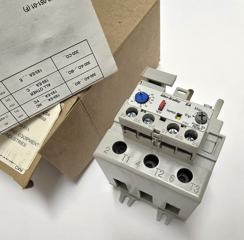 Allen Bradley 193-EA1KE Ser. A 26-85A Overload Relay - New