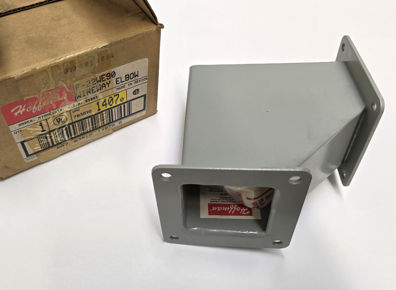 Hoffman F-22WE90 / 2" Wireway 90 Deg. Elbow Fitting - New