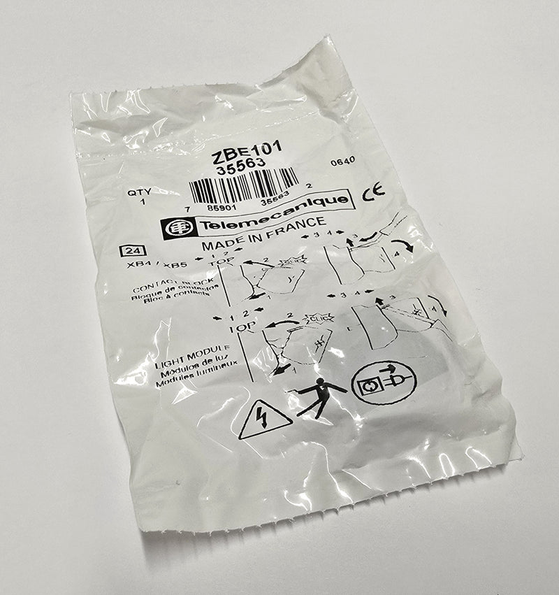 Telemecanique ZBE-101 Normally Open Contact Block - New / Sealed