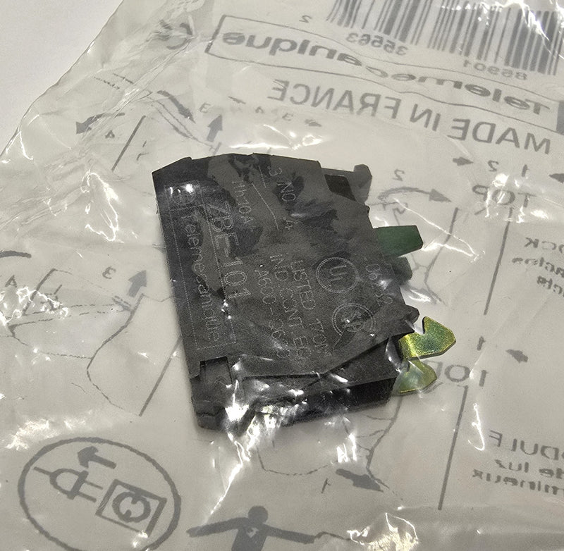 Telemecanique ZBE-101 Normally Open Contact Block - New / Sealed