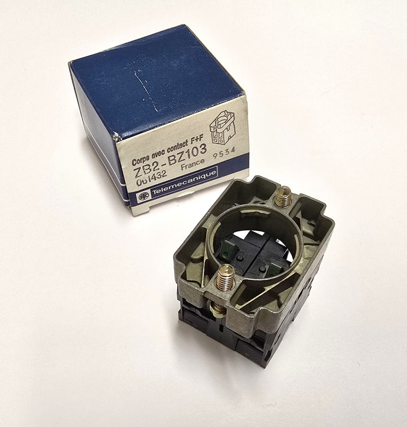 Telemecanique ZB2-BZ103 Contact Block Assembly N/O Contacts & Latch - New