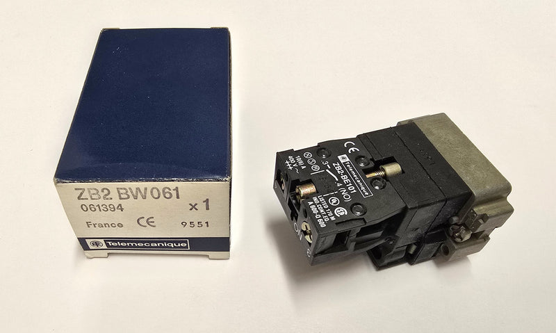 Telemecanique ZB2-BW061 Light Module Push Button Contact Block Assembly - New