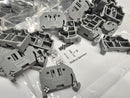 WAGO 249-117 Terminal Block End Anchors Screwless End Stops ( Lot of 68 ) New