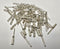 Harting 09150006101 Male 16AWG Crimp Contact Pins ( Pack of 68 ) New