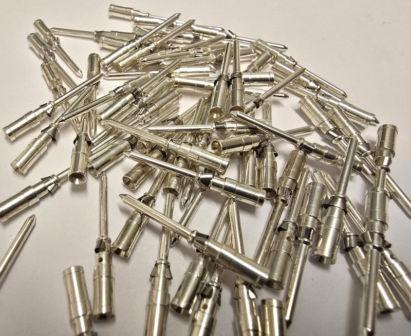Harting 09150006101 Male 16AWG Crimp Contact Pins ( Pack of 68 ) New
