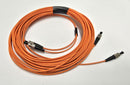 Optical Sources ST-2210-C2D Fiber Optic Orange Cable P/CD 062 ST-ST 10M DPX