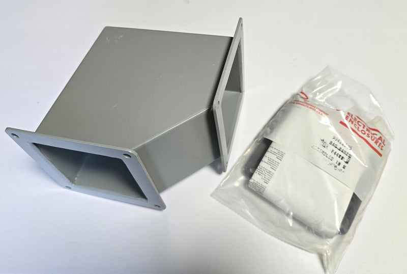 Hoffman F44WE90 nVent 4" x 4" 90° Wireway Elbow - New