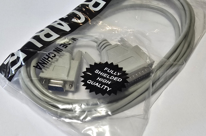SPC Technology SPC10503 25-Pin Male to 9-Pin Female 10' Hayes Modem Cable - New