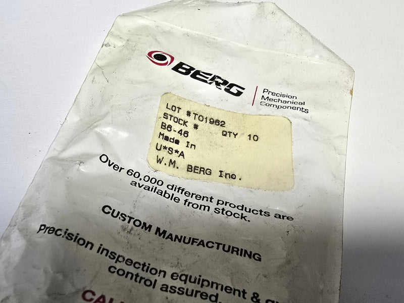 BERG B6-46 Sleeve Bearing 10-Pack - New / Sealed