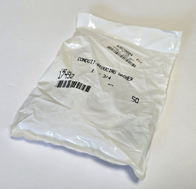 Electrical Conduit 1" to 3/4" Reducing Washers (50-Pack) Galvanized Steel - New