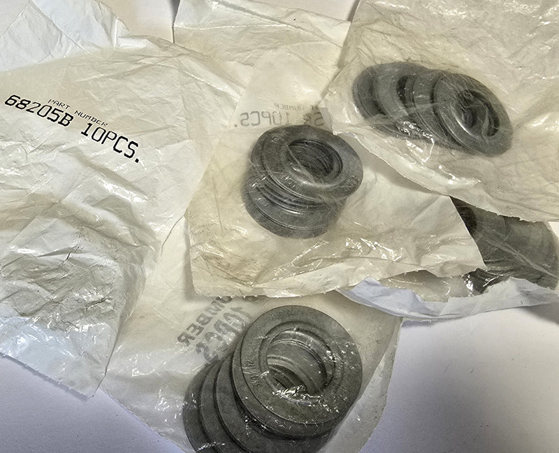 Electrical Conduit 3/4" to 1/2" Reducing Washers Galvanized 5-Packs of 10 - New