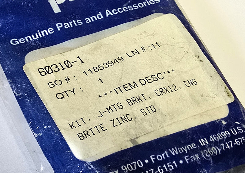 PHD 60310-1 Type J Mounting Bracket CRX12 - New / Sealed