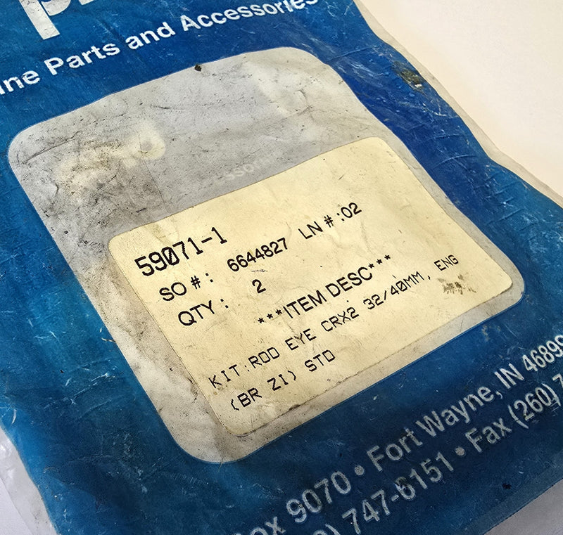 PHD 59071-1 Cylinder Rod Eye Kit CRX2 32/40mm - New / Sealed