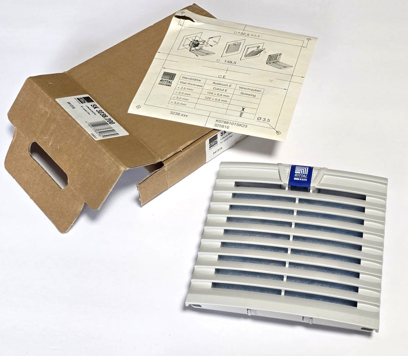 Rittal SK 3238.200 Enclosure Air Outlet Filter Assembly - New
