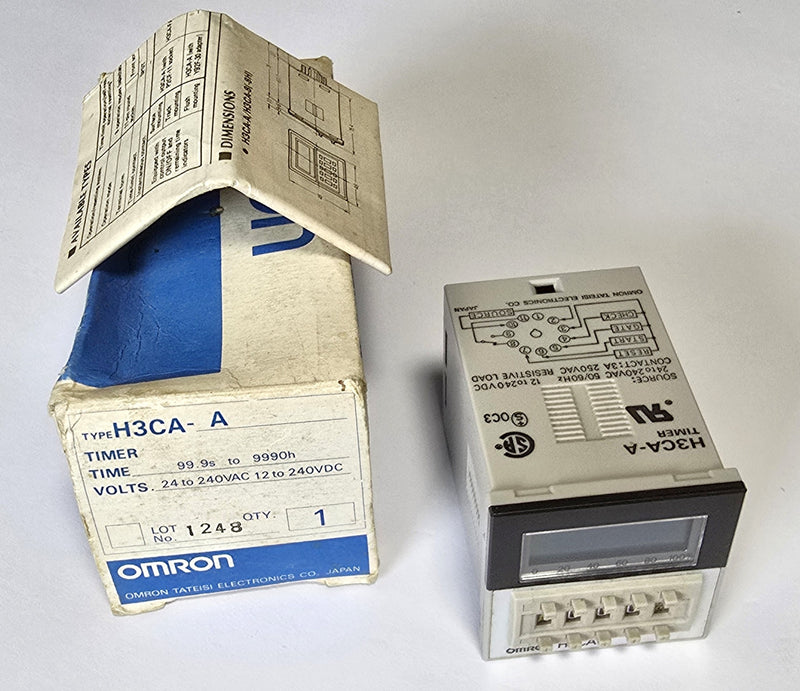 Omron H3CA-A 11-Pin Digital Relay Timer - New