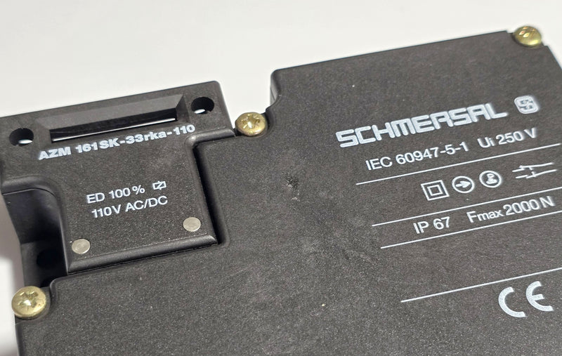 Schmersal AZM 161SK-33rka-110 Door Interlock Solenoid Safety Gate Switch - New