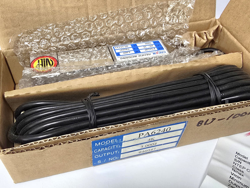 CNCELL PA6240-4K 4,000 LB Shear Beam SS Load Cell NTEP 20Ft Cable - New