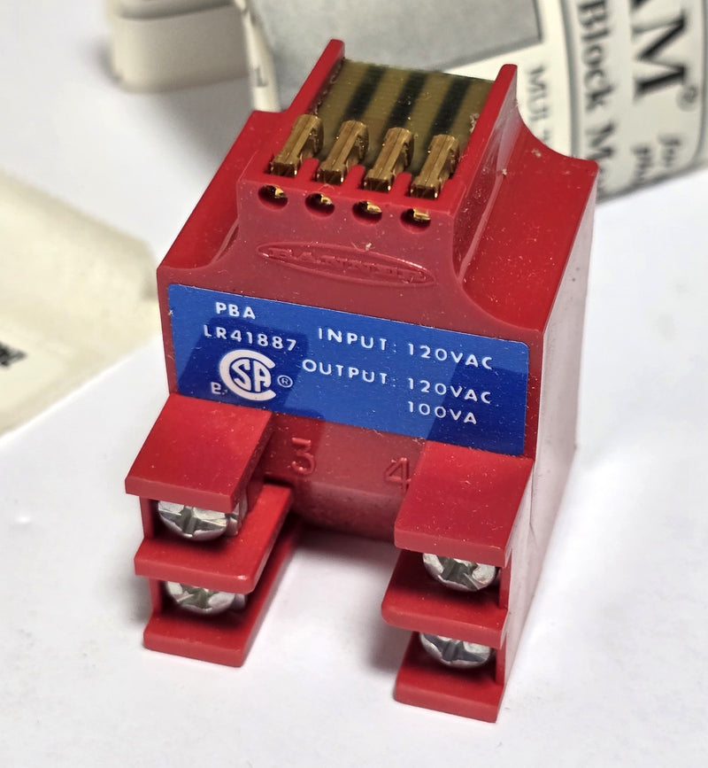 Banner PBA 16384 Power Block 120VAC for Multi-Beam Photoelectric Sensor - No Box