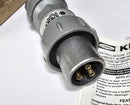 Hubbell Killark VP3375 VersaMATE 30A 3W 3P 600VAC Pin & Sleeve Male Connector
