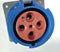 Mennekes ME 4100R9 100A 4W 250VAC Pin & Sleeve Female Receptacle - New