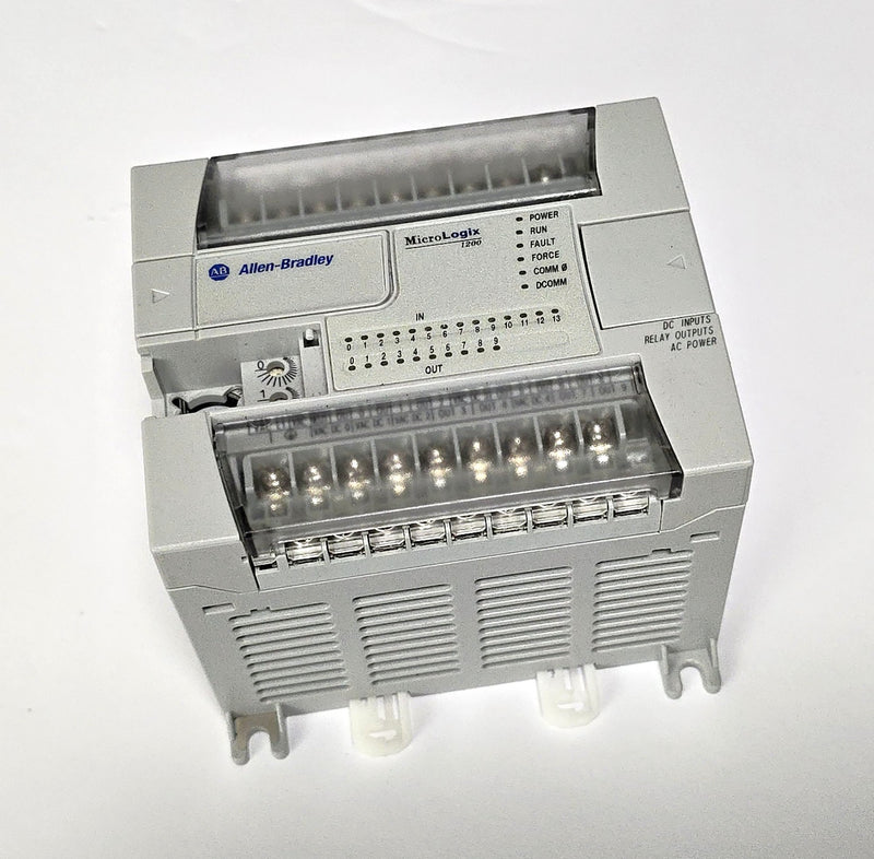 Allen Bradley 1762-L24BWA Ser.C Rev.I FRN: 12 - MicroLogix 1200 PLC - AC Power
