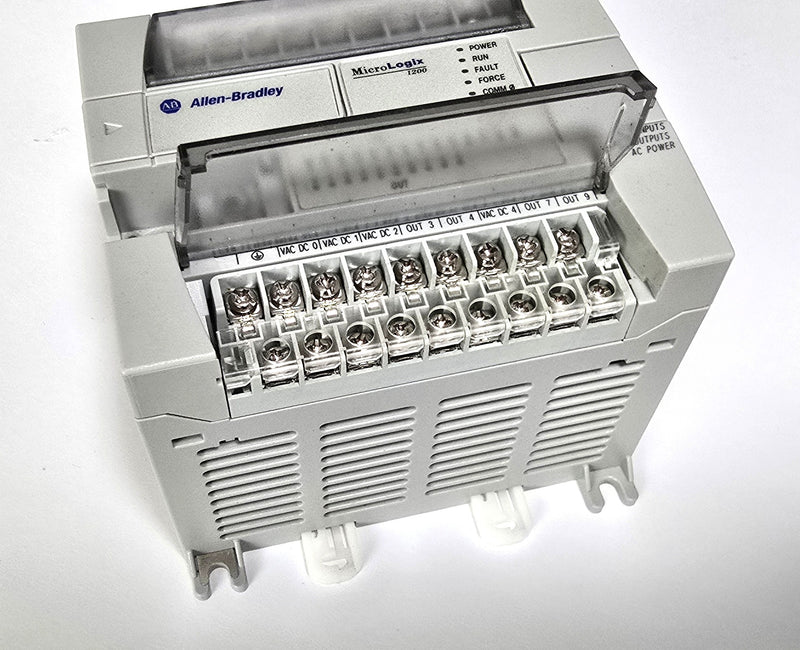 Allen Bradley 1762-L24BWA Ser.C Rev.I FRN: 12 - MicroLogix 1200 PLC - AC Power