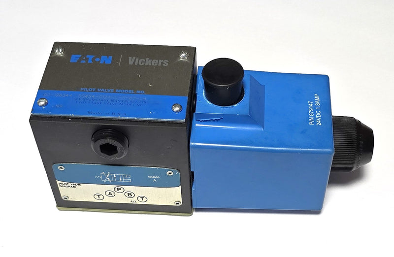 Vickers DG4S4-012A-U-H-60-LH Hydraulic Directional 24VDC Solenoid Valve