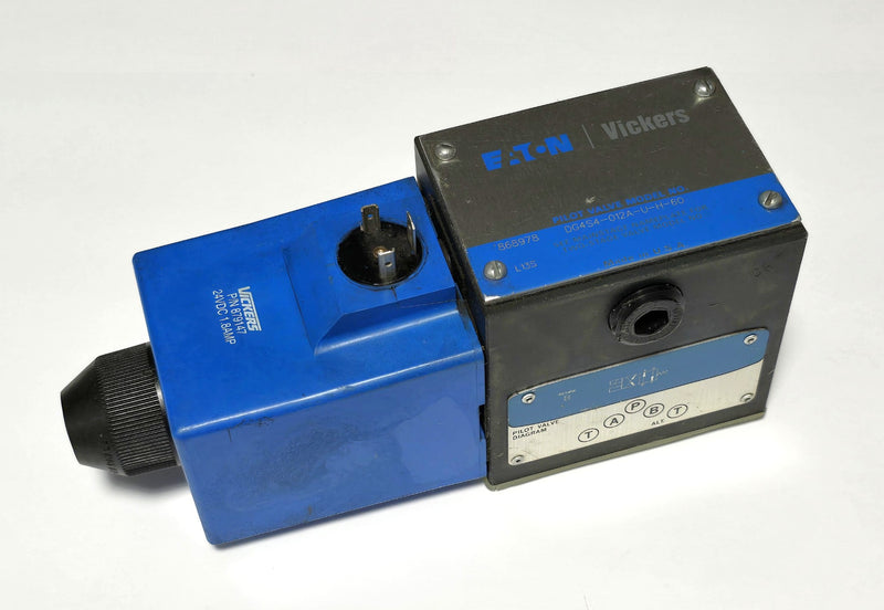 Vickers DG4S4-012A-U-H-60 Hydraulic Directional Valve & 24VDC Solenoid 879147