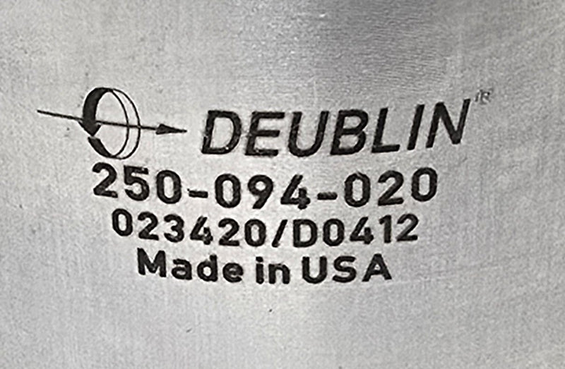 Deublin 250-094-020 Rotary Union 3/4" NPT RH - New
