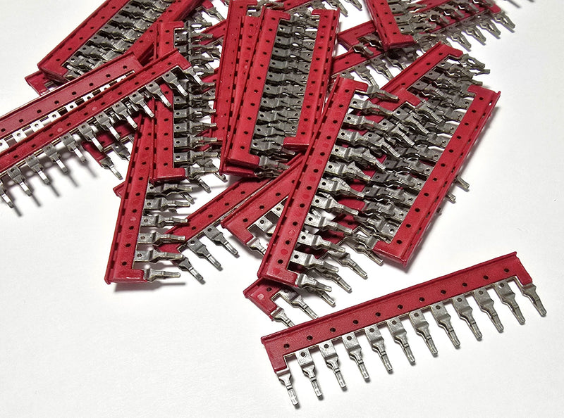 DINnectors DN-12JL14 Terminal 12-Pole Red Jumper for DN-TL14 ( Lot of 28 ) - New