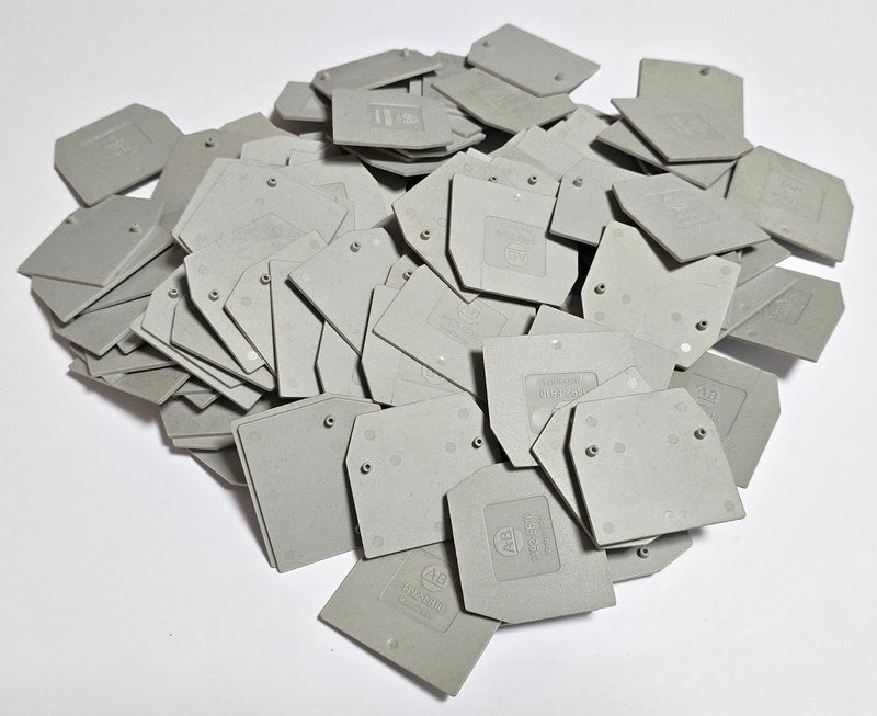 Allen Bradley 1492-EB10 Terminal Block End Barrier Plates ( Lot of 113 ) - New